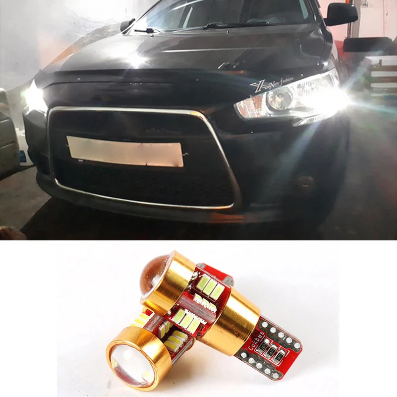 2x Canbus T10 Светодиодные парковочные огни для Mitsubishi Outlander 3 Lancer 10 9 Asx Pajero Sport 2 L200 Carisma Colt
