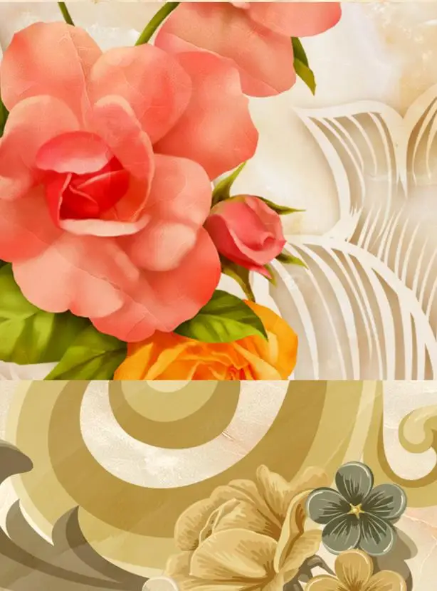 

Custom 3d floor murals 3D Jade mosaic pattern floor waterproof self-adhesive 3D PVC photo wallpaper floors