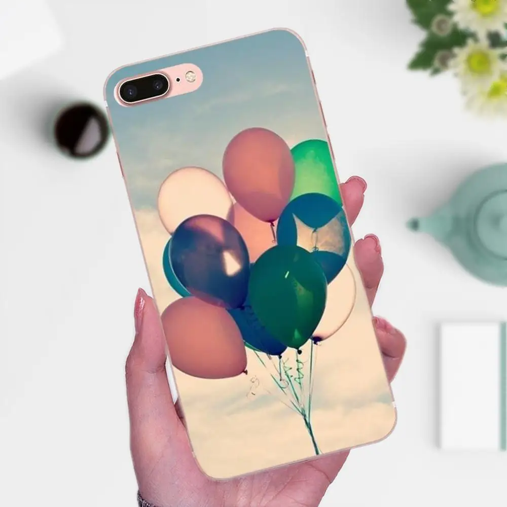 Красочные воздушные шары Fire Balloon для Huawei P7 Honor 4C 5A 5C 5X 6 6C 6A 6X 7 7X 8 9 V8 V10 Y3II Y5II Y6II G8 Play