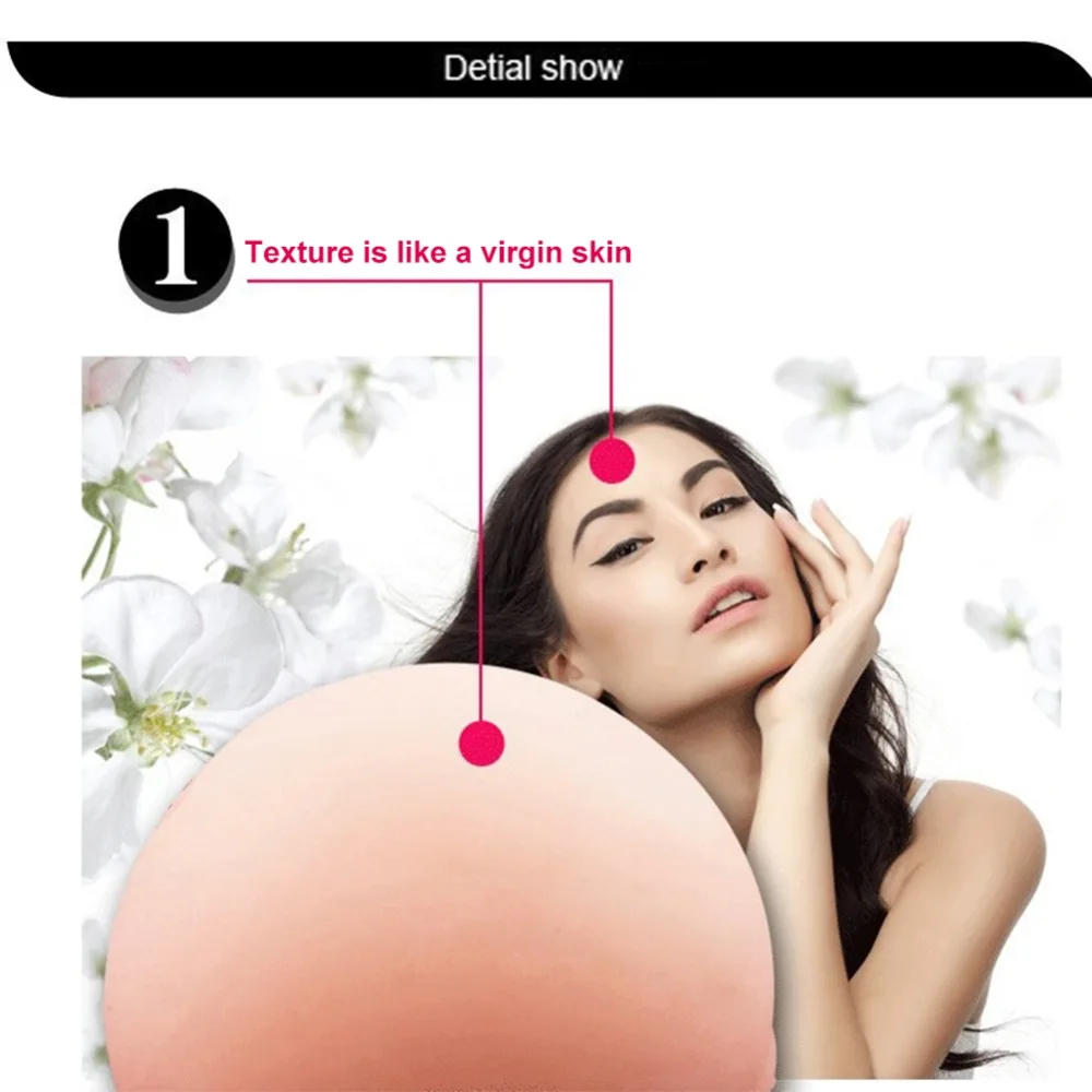 True Breast Nipple Touch Male Masturbation Sex Toys For Man Portable Soft Silicone 3D Female Mold Rubber Massager | Красота и