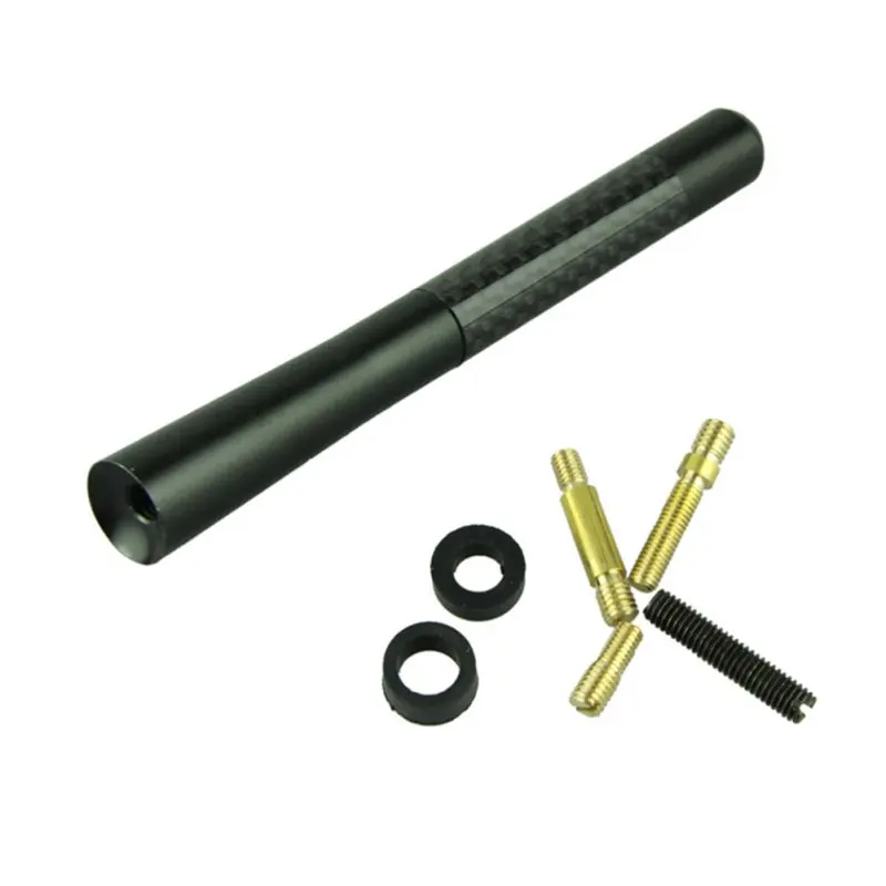 Автомобильная антенна WRC стиль углеродное волокно радио FM для автомобиля