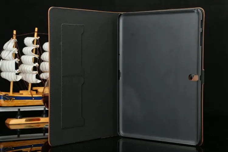 SM T525 чехол роскошный подставка из искусственной кожи с узором Crazy Horse для samsung Galaxy