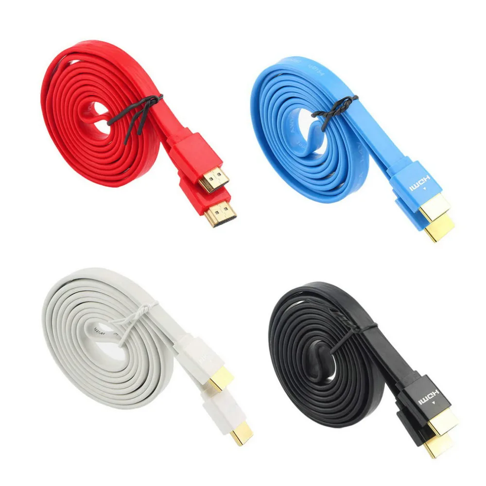 Профессиональный 1 5 м/3 м/5 м HDMI compaCable позолоченный штекер 1080P 3D для HD ТВ компьютера