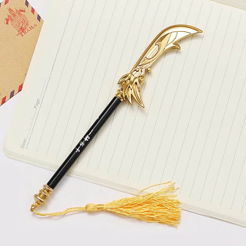 1pc 0.28mm black ink Creative weapons broadsword gel pen writing stationery office school Writing supplies | Канцтовары для офиса