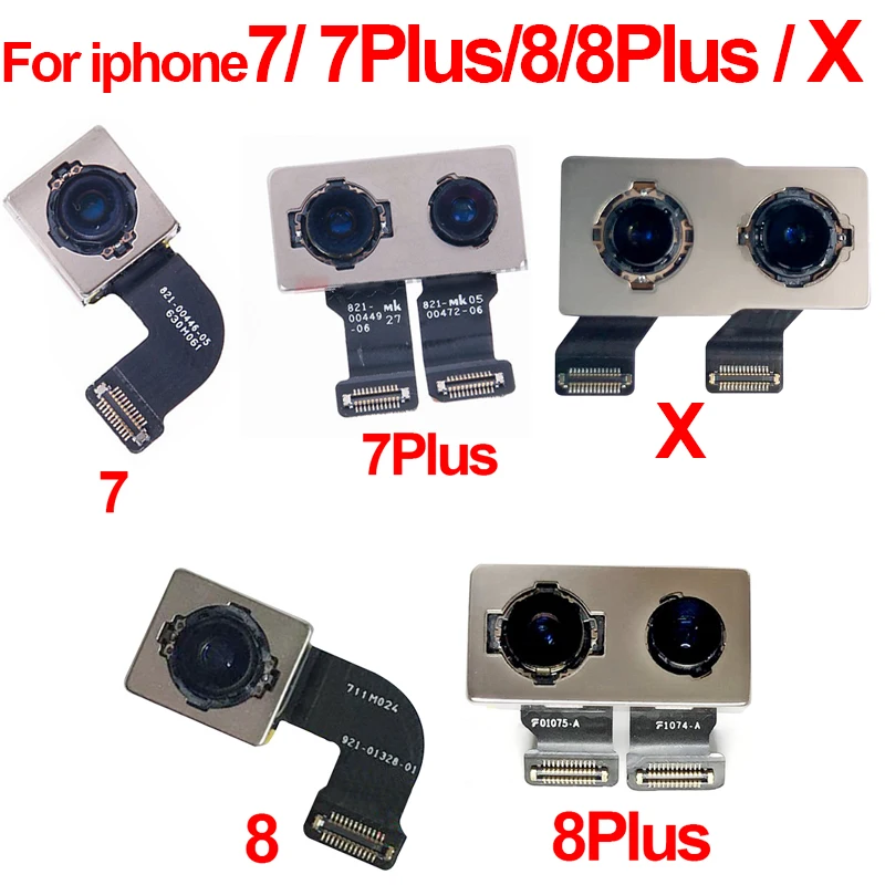 Оригинальный модуль задней камеры для iPhone 7 7Plus 8 8Plus X|Шлейфы мобильных телефонов| |