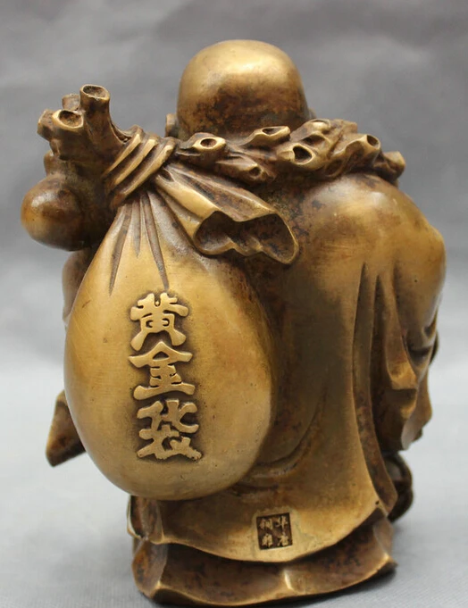 Быстрая доставка USPS в США S1408 народная китайская бронза Буддизм монета юаньбао фу