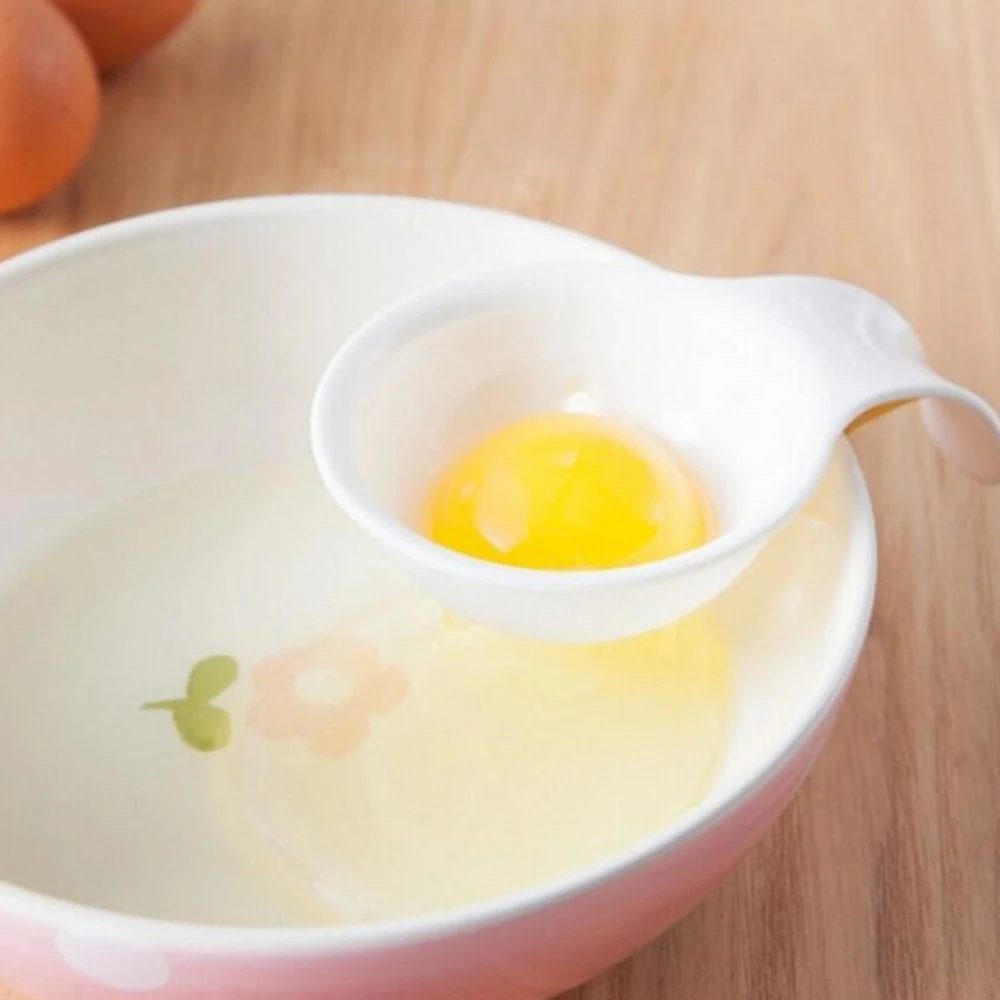 1* Mini Egg Yolk Separator Silicone Holder Kitchen Whites Card Clip Bowl Edge 50gD | Дом и сад