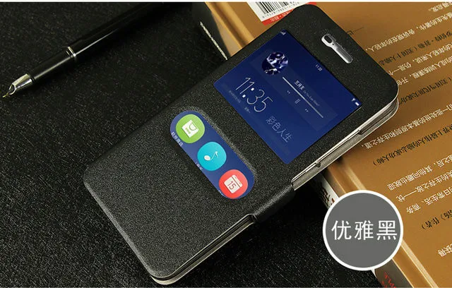 KC Новое поступление! Флип-чехол с двойным окном для zte blade x3 d2 T620 A452 1 шт./лот+ HQ
