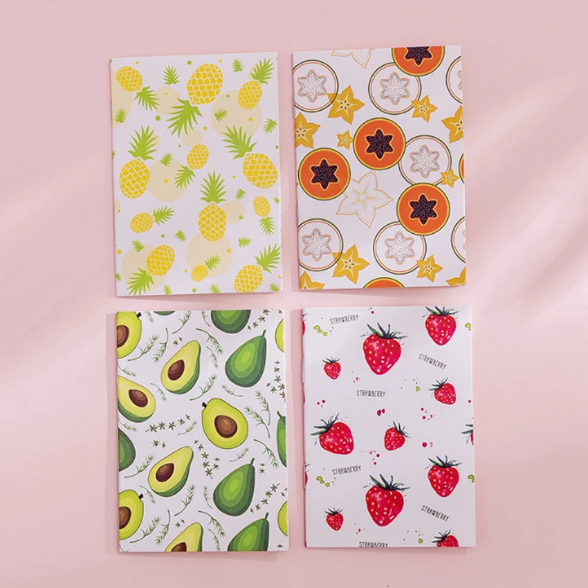 Fruit 1 книга/лот креативная серия картин блокнот портативный Блокнот Kawaii Мини-блокнот для подарок для детей и студентов 6 Дизайнов 1 шт случайный - Цвет: Fruit