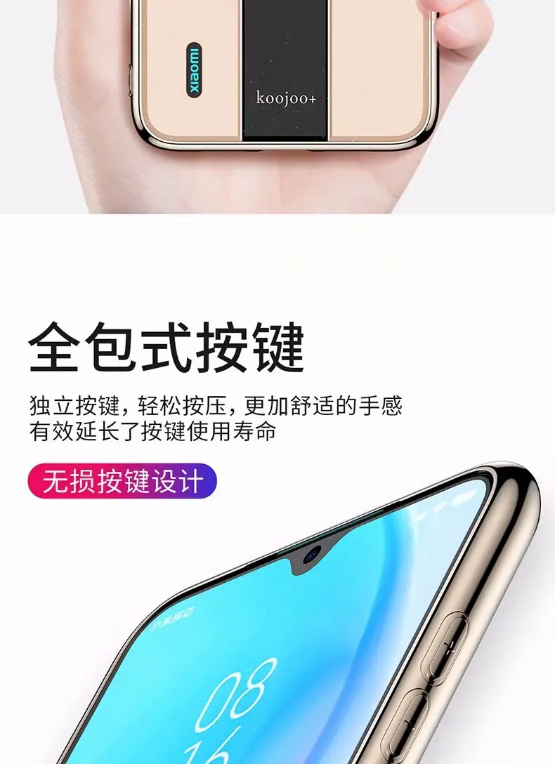 Для xiaomi mi A3 чехол Роскошный края из ТПУ+ Жесткий ПК плексиглас жесткий защитный чехол для xiaomi mi a3 lite mi a3 чехол для телефона