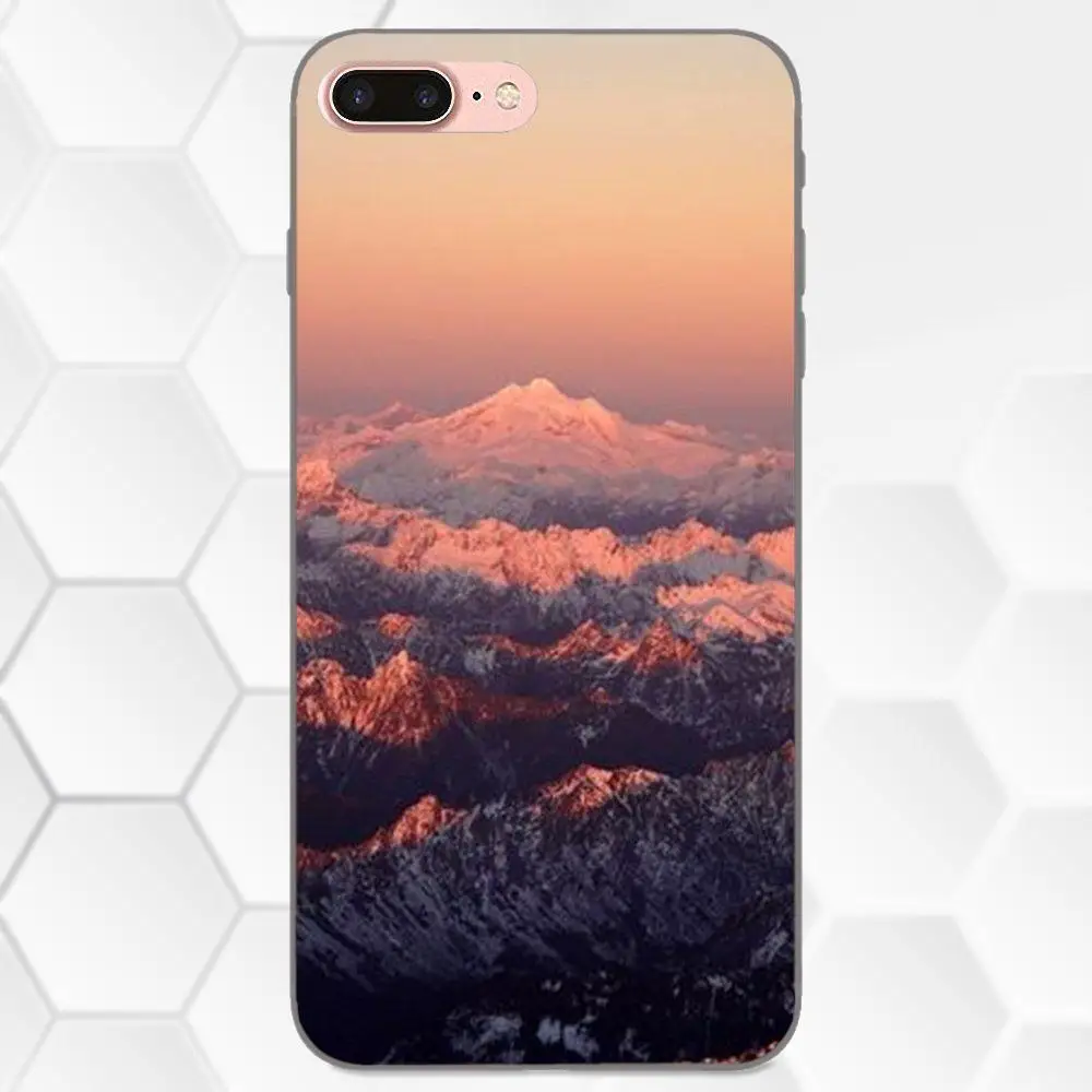 Черный чехол для смартфона с изображением чудес природы вулкана Исландии Xiaomi Redmi