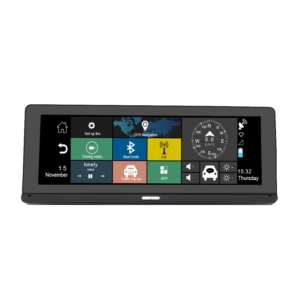 8 дюймов 4G gps навигации с BT FM AVI WI FI DDR 2 gb Оперативная память 16G 1080P видеорегистратор