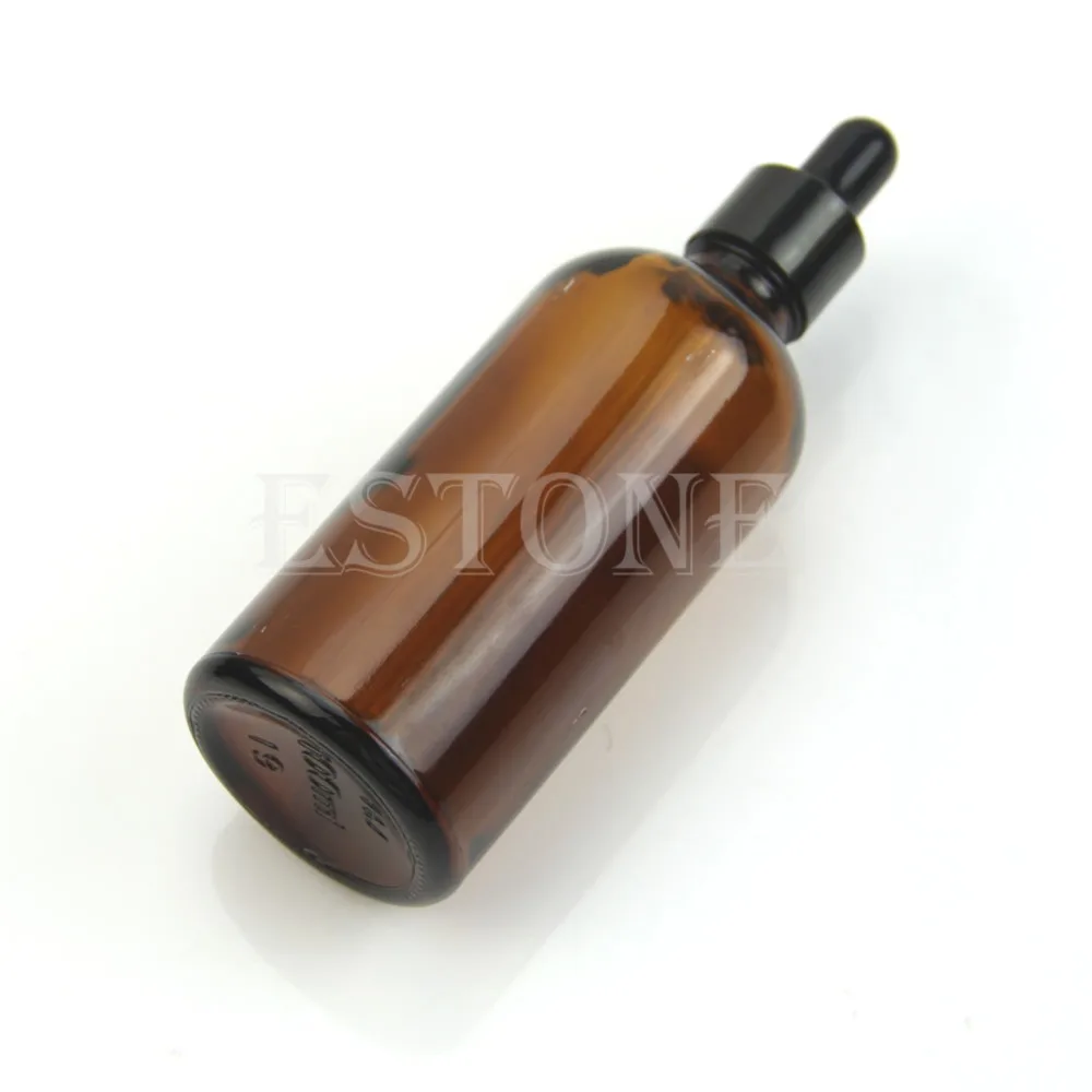 1Pc 5ml 10ml 30ml 50ml 100ml Amber Glass Liquid Reagent Pipette Bottle Eye Dropper Drop Aromatherapy #11 | Красота и здоровье