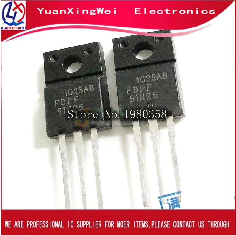 10 шт. FDPF51n25 TO220 51n25 TO-220