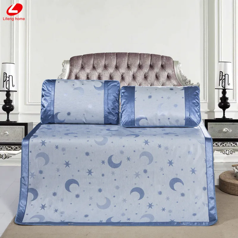 Летнее постельное белье 3 шт./компл. набор простыней жаккардовый цветной летний