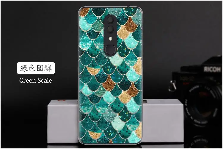 Ударопрочный чехол для телефона для Alcatel 3()/5053 цветной Мягкий силиконовый чехол из ТПУ с рисунком