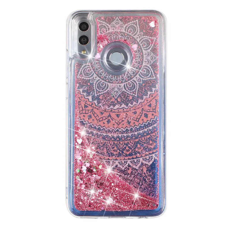 Style 3 Чехол FLYKYLIN Honor 8A для huawei Y7 Y6 Prime, задняя крышка с блестками, мягкий силиконовый чехол для телефона - Цвет: Style 3