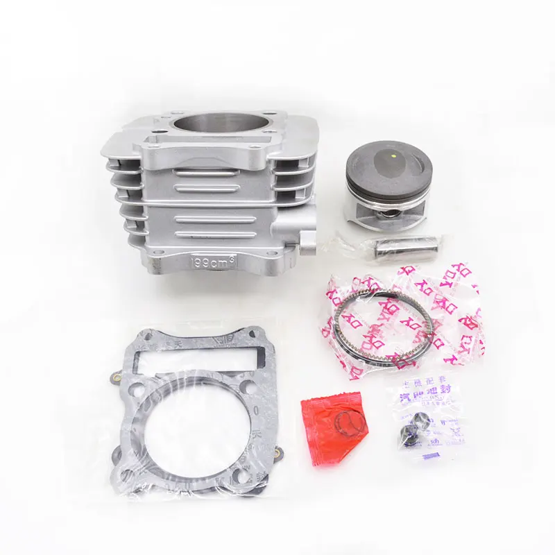 

High Quality Motorcycle Cylinder Piston Ring Gasket Kit For Qingqi QM200GY GTX200 GS199 QM GTX 200 200cc Engine Spare Parts