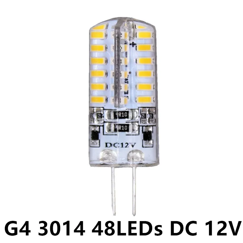 Горячие G4 светодио дный лампа DC12V 24 48 96 104 вместо 20 Вт 30 галогенная 360 градусов