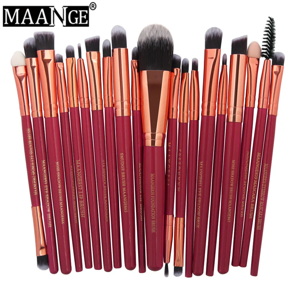 20 шт. Профессиональные кисти для макияжа MAANGE|brush cosmetic|brush eyeshadowconcealer brush |