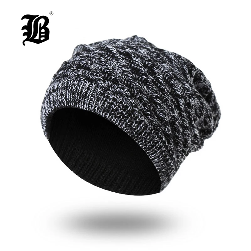 [FLB] 2018 Зимняя Шапка-бини skullies beanies Мягкий Череп теплая мешковатая шапка Gorros зимние