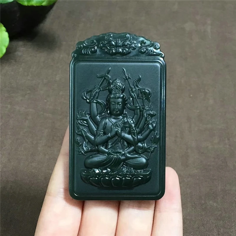 Подвеска от бренда hetan jade Qingyu thousand Guanyin из качественного материала с подвеской