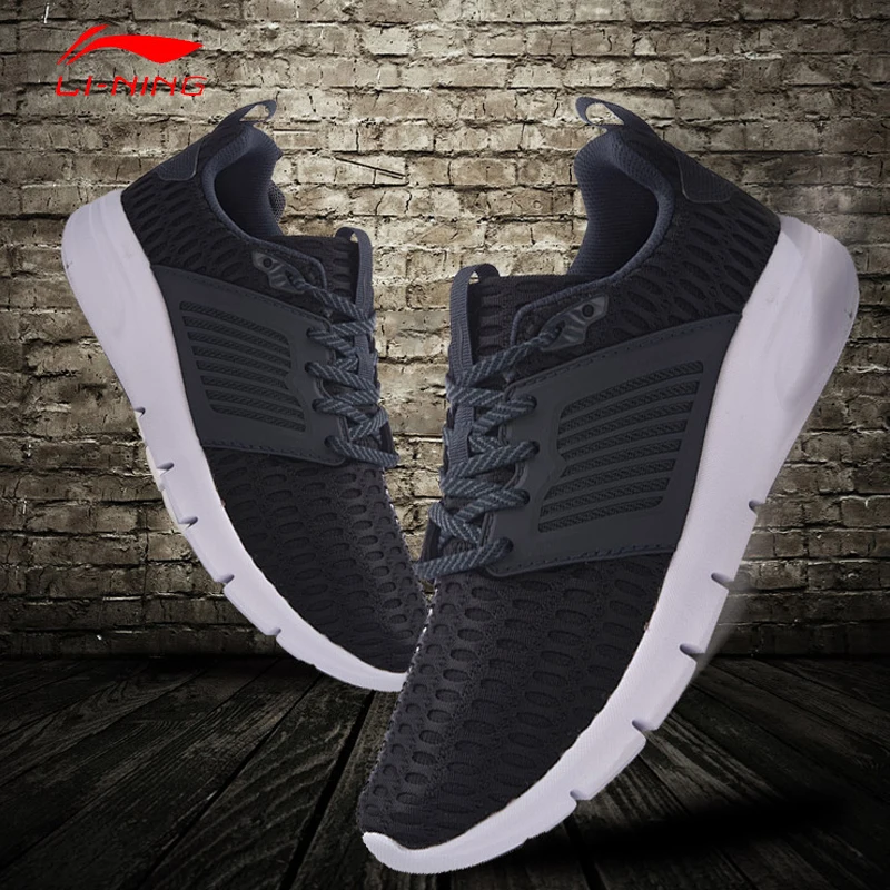 Li Ning Женская прогулочная обувь дышащие Спортивные кроссовки с подкладкой из моно