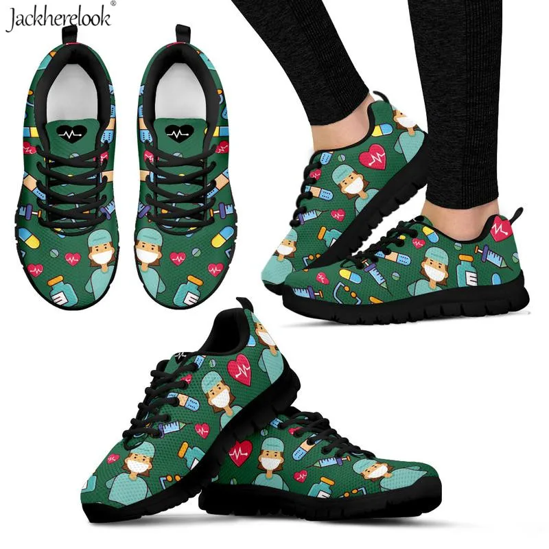 Кроссовки Jackherelook женские сетчатые легкие дышащие на плоской подошве