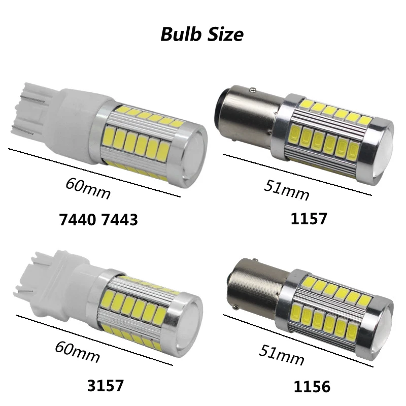 T25 3157 1156 BA15S 1157 BAY15D T20 7440 7443 светодиодный Автомобильный свет 33smd 5630 автоматический