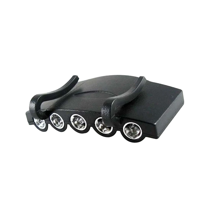 Супер Яркий клип 5 светодиодный голова Кепка шапка светильник фонарь Рыбалка