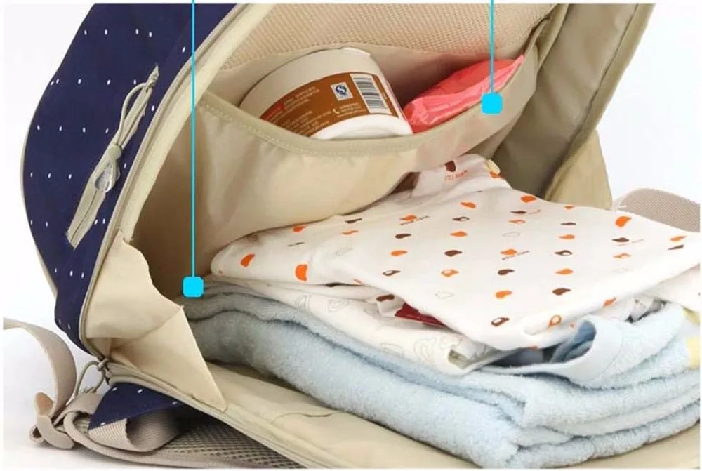 Рюкзак для подгузников 5 шт. высокое качество в горошек смены сумка мам LX106 | Мать и