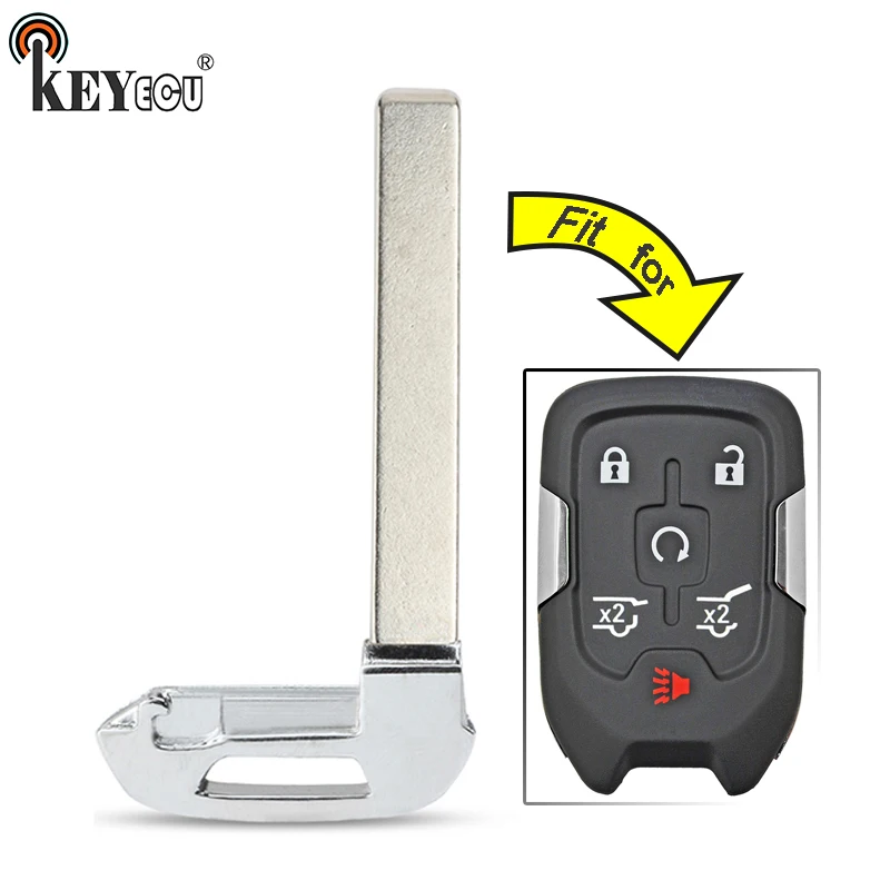 Запасной смарт ключ KEYECU для Chevrolet Suburban Tahoe GMC Yukon XL чехол с дистанционным