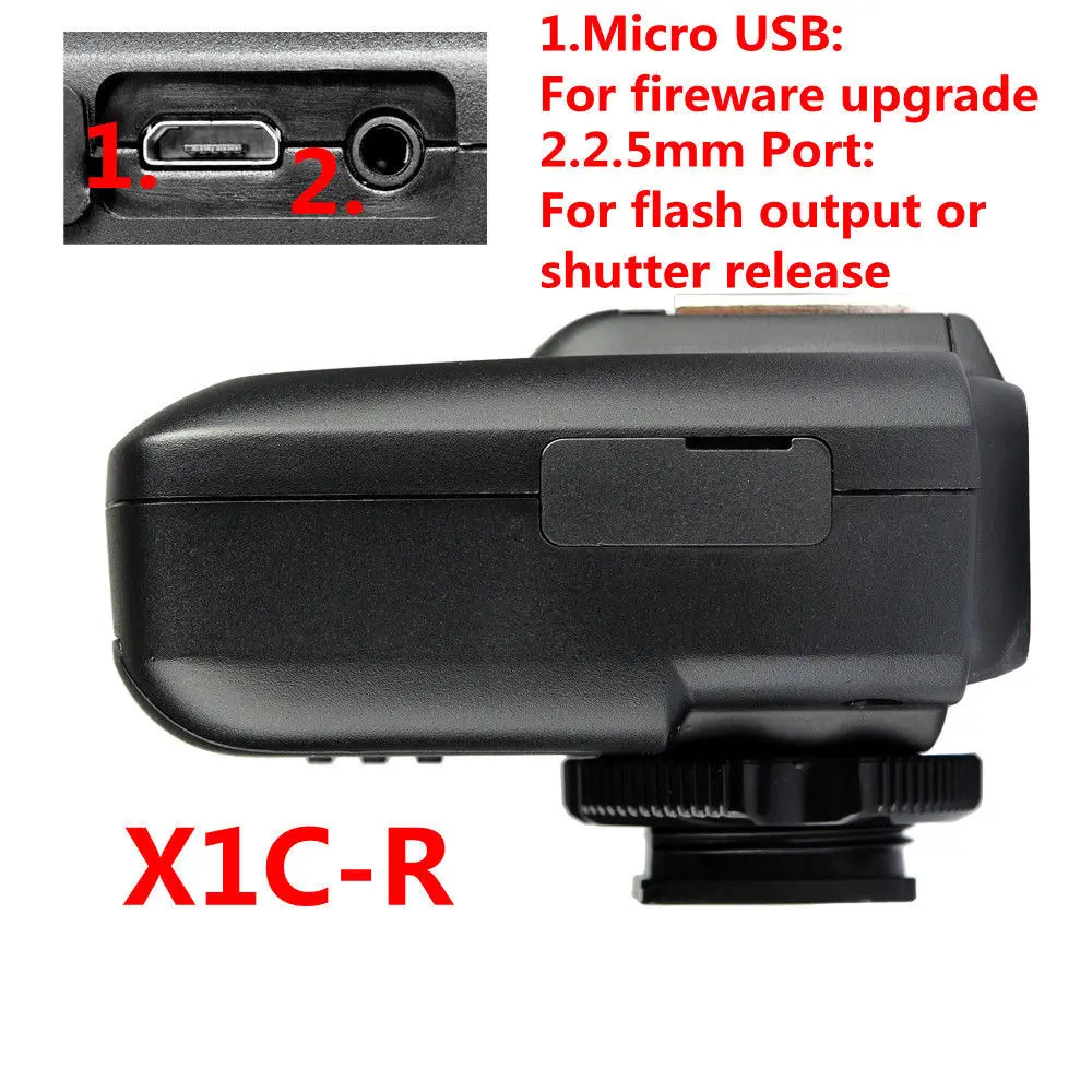 Беспроводной ресивер Godox X1C X1R C N TTL 2 4G для CANON NIKON Sony|shutter release|shutter release for canongodox x1r-c |