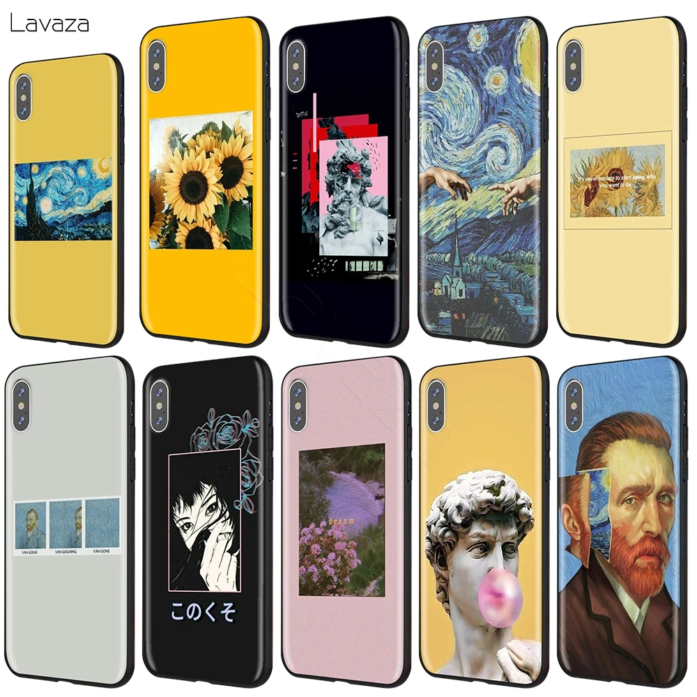 Чехол Lavaza с рисунком Ван Гога для iPhone 12 mini 11 Pro XS Max XR X 8 7 6 6S Plus 5 5s se|Бамперы| |