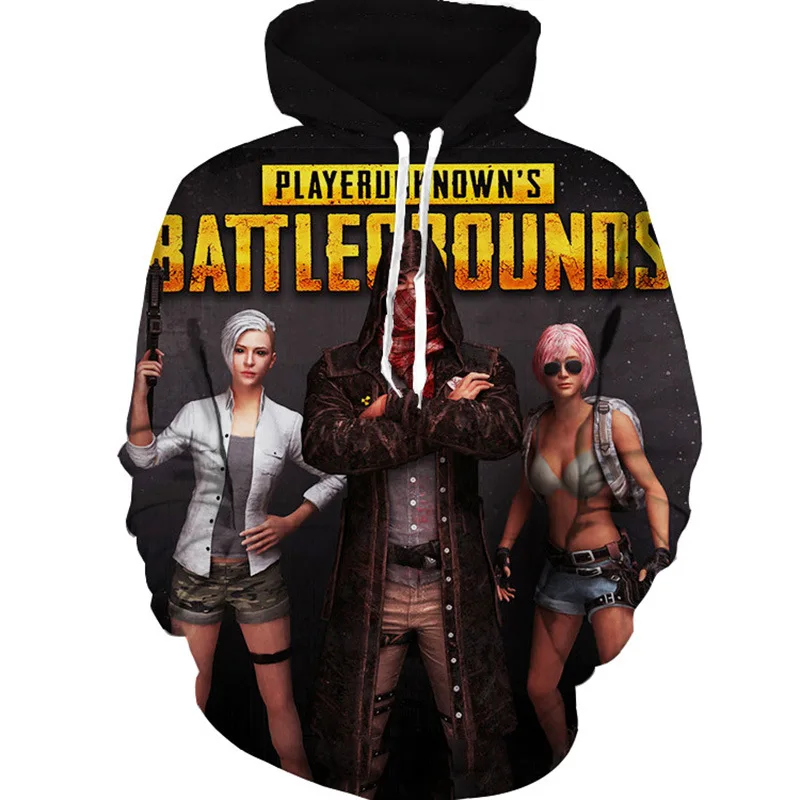 PUBG мужской и wo костюм игры толстовки Косплей осень европейский американский 3D