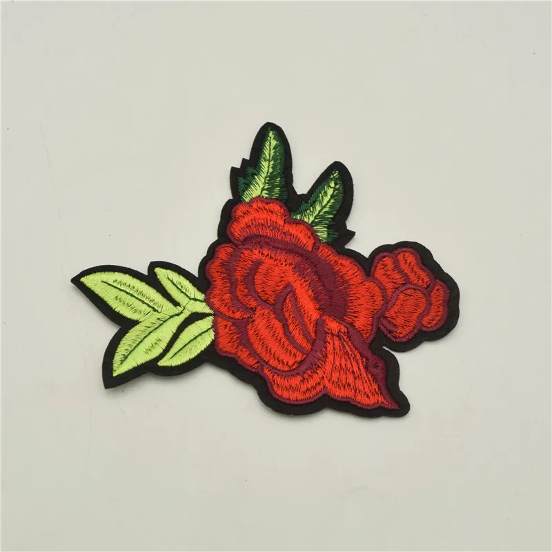 Floral Embroidery Patches Cloth Decoration Applique Sew-on Patch for diy craft sewing wholesale |