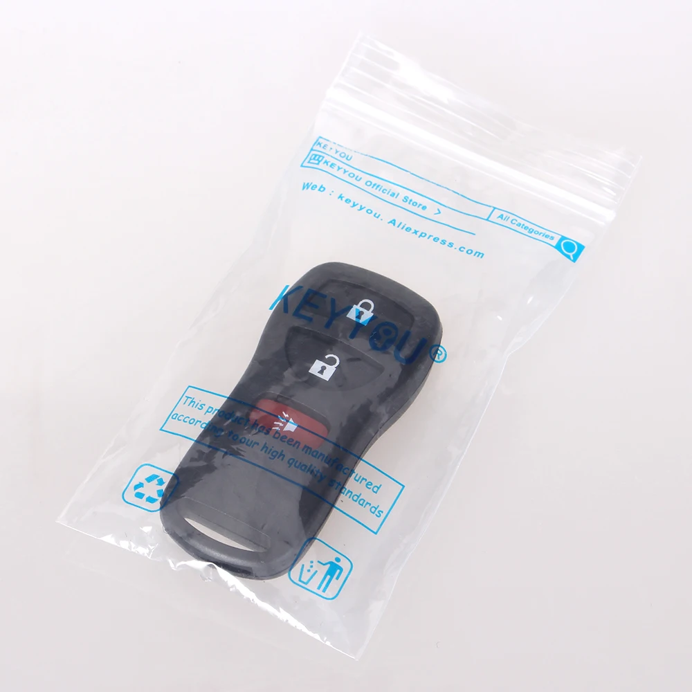 KEYYOU 3 кнопки 2+ 1 кнопка дистанционного ключа оболочки чехол для Nissan Armada Xterra Pathfinder