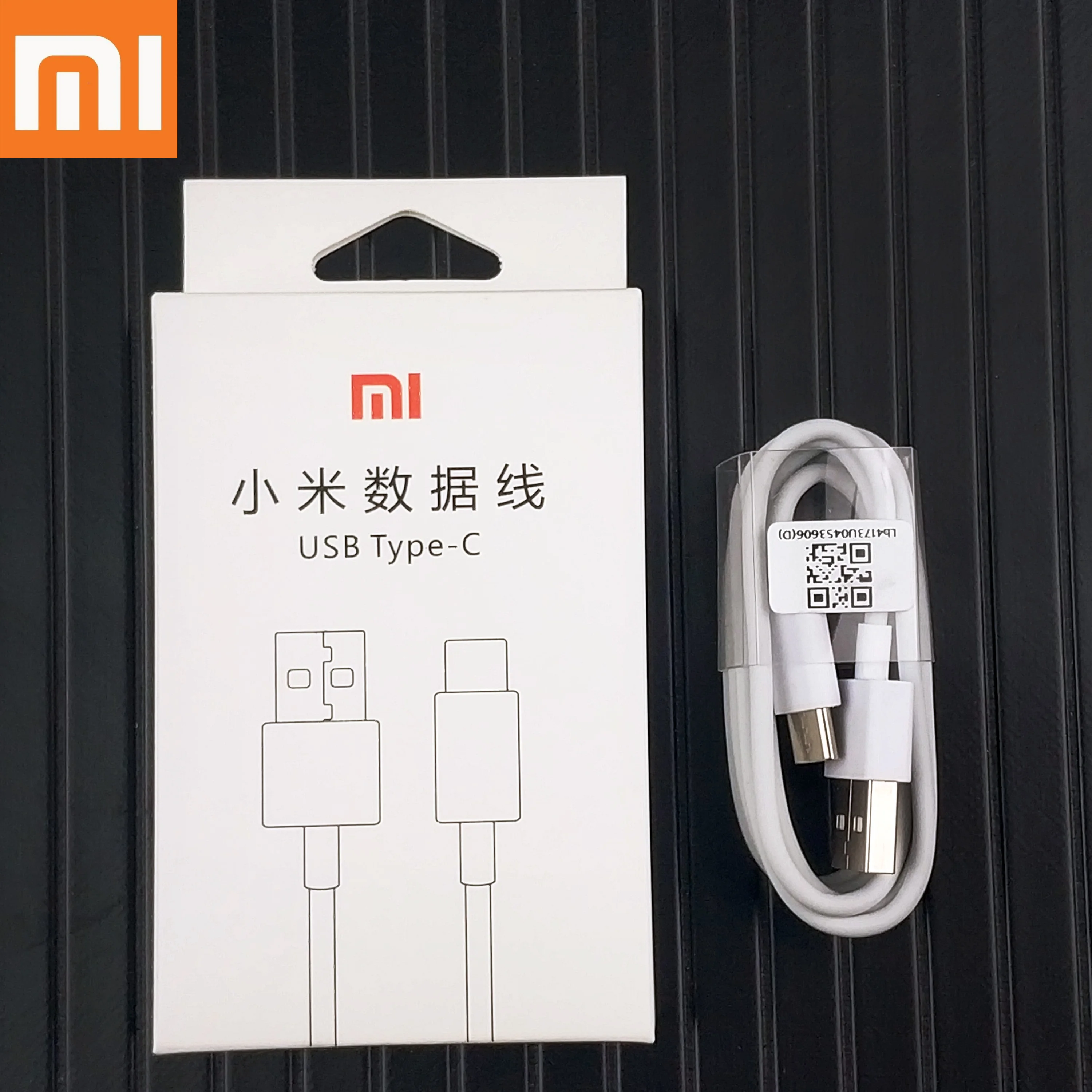 Оригинальный зарядный кабель Xiaomi Mi 9 usb Type-c белый для быстрой зарядки и