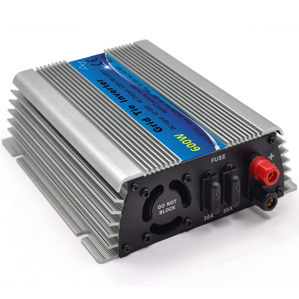 MPPT 600W микро сетевой Инвертор 30V 36V Панель 72 ячеек функция чистая синусоида на