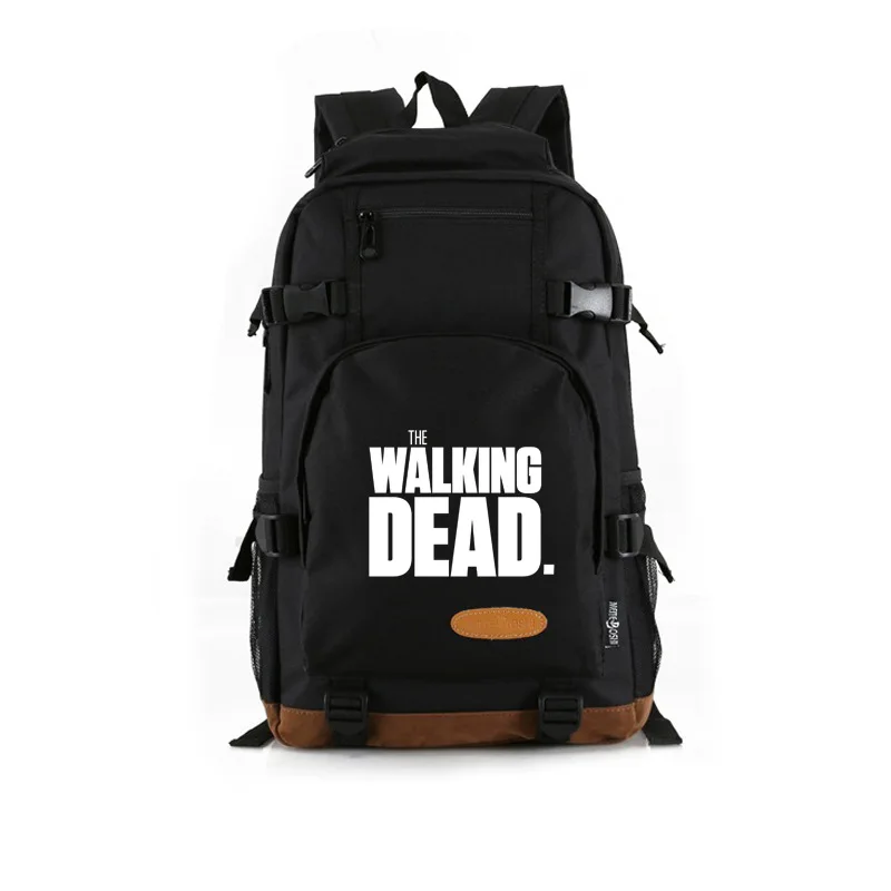 

The Walking Dead Bookbag Laptop Backpack Rucksack Students School Bags for Teenager Boys Girls Mochila Feminina Black Bag