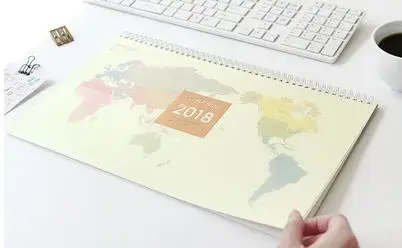 Мир Географические карты 2018 стол Календари большой Размеры исследование школы