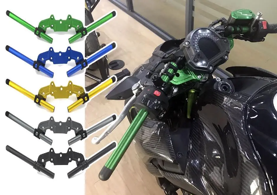 Мотоциклетная алюминиевая ручка CNC руль спортивный комплект сопротивление