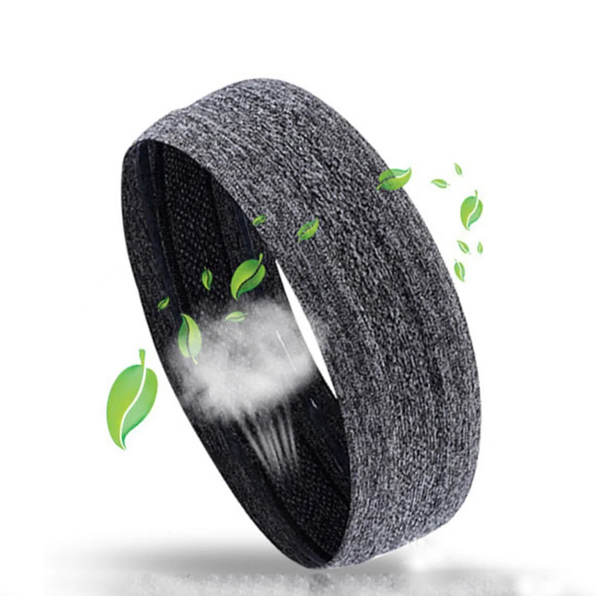 

Elastic Women Men Yoga Hair Bands Sports Headband Anti-slip Rubber Sweatband Breathable Basketball Fitness Yoga Volleyball