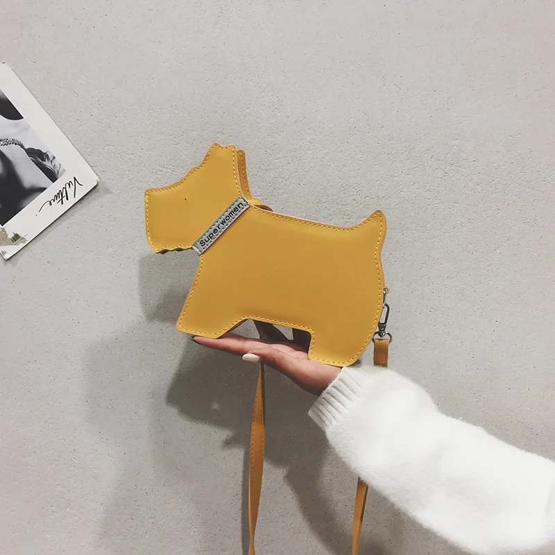 Хит кавайная сумка с животными креативная 3D для собаки Ослика лошади женская на