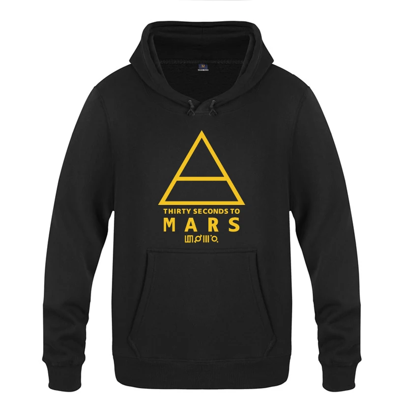 30 тридцать Seconds To Mars 30STM рок толстовки рэп Для мужчин 2018 с капюшоном флисовый
