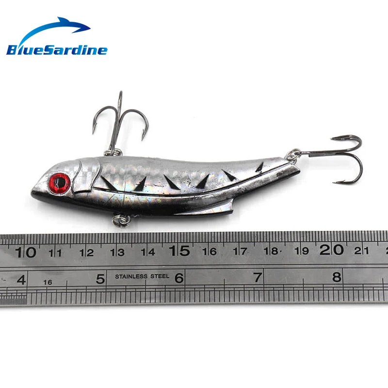 BlueSardine 10 шт 26 8 г 9 см рыболовные приманки металлическая ВИБ вибрационная приманка