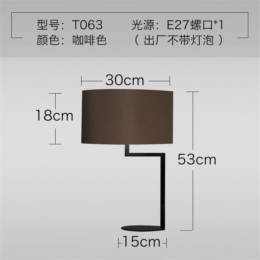 Modern Table Lights Bedroom Bedside Led Desk Lamp Living Room Reading Lamps Cloth Lampshade Lighting Luminaire | Лампы и освещение
