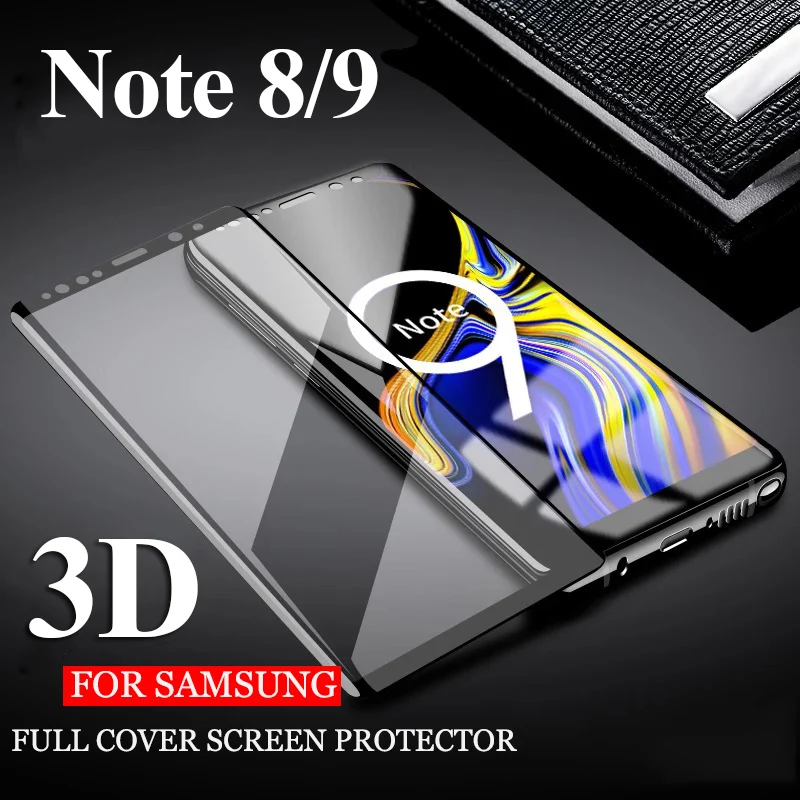 3d полное покрытие для Samsung Galaxy Note 8 9 Защитная пленка экрана sumsung glaxay note8 note9