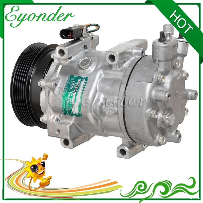 SD7V16 A/C компрессор охлаждения системы кондиционирования Pump 7V16 для Fiat ULYSSE 179AX 2 0