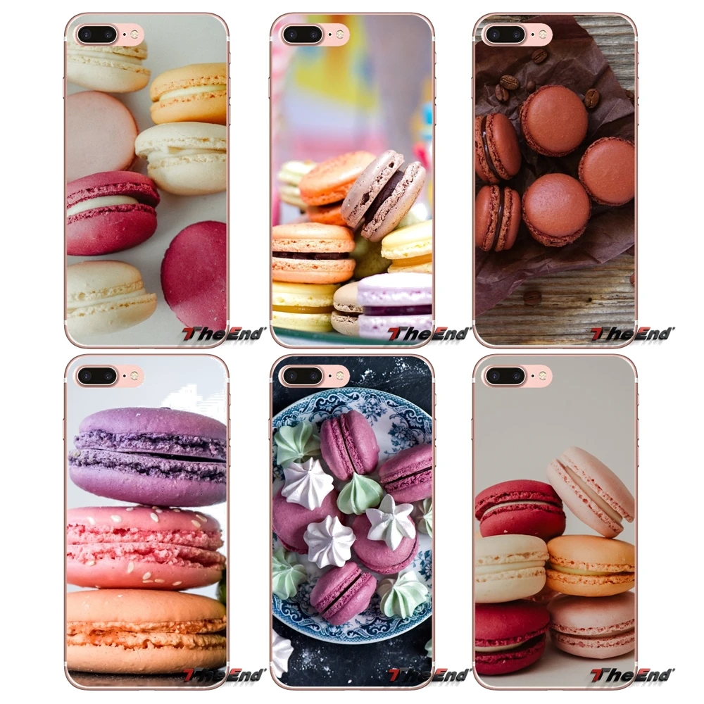Мягкий прозрачный чехол для еды Macaroon Xiaomi Redmi 4 3 S Pro mi 4i 4C 5 5s Max Note 2 Чехол